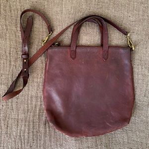 Madewell Mini Transport Crossbody Oxblood
